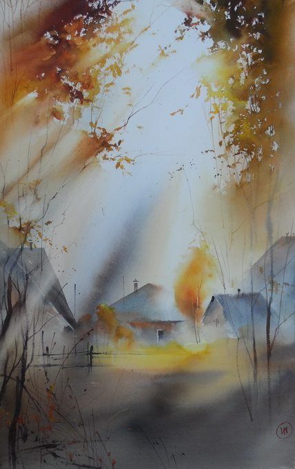 428x680 Watercolor Ilya Ibryaeva World. Discussion On Liveinternet - Russian Watercolor