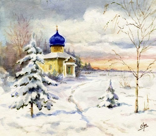500x434 All Russia, Russian Culture - Russian Watercolor