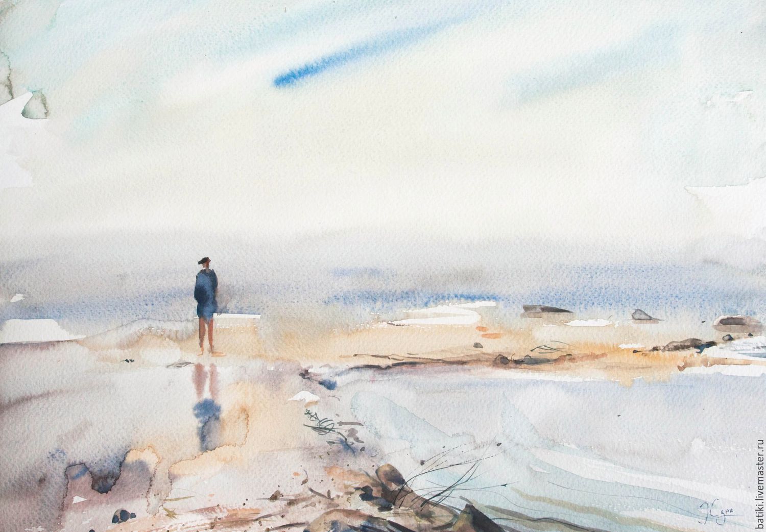 1500x1042 Bay. Stories Of St. Petersburg. Watercolor Painting Shop Online - Russian Watercolor Paints