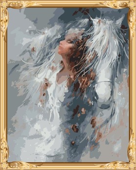 279x350 Hot Photo Russian Sexy Women Canvas Oil Painting For Home Decor - Russian Watercolor Paints