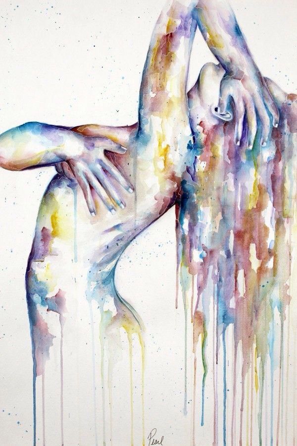 600x900 Sad Watercolor Paintings - Sad Watercolor