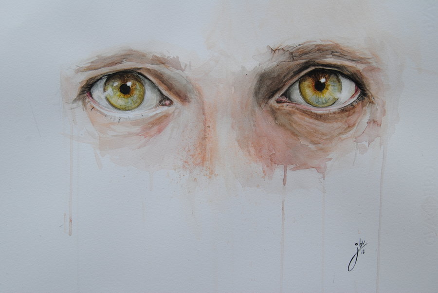 900x602 Sad... By Marraz Dezagun - Sad Watercolor