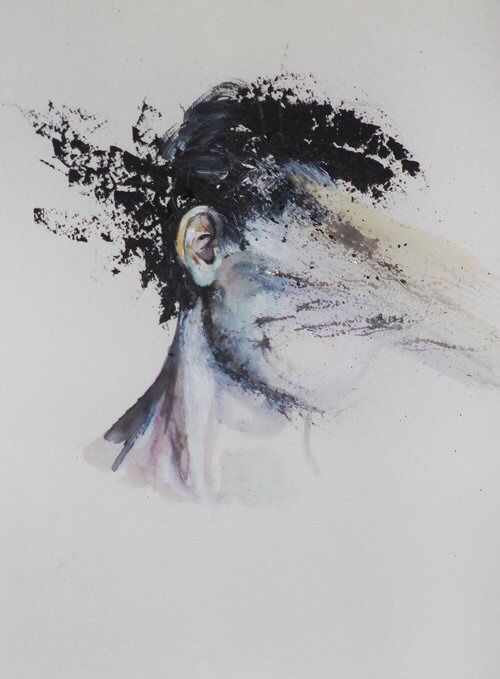 500x679 Best Sad Paintings Ideas Sad Art, Pretty Art And Painting - Sad Watercolor Paintings