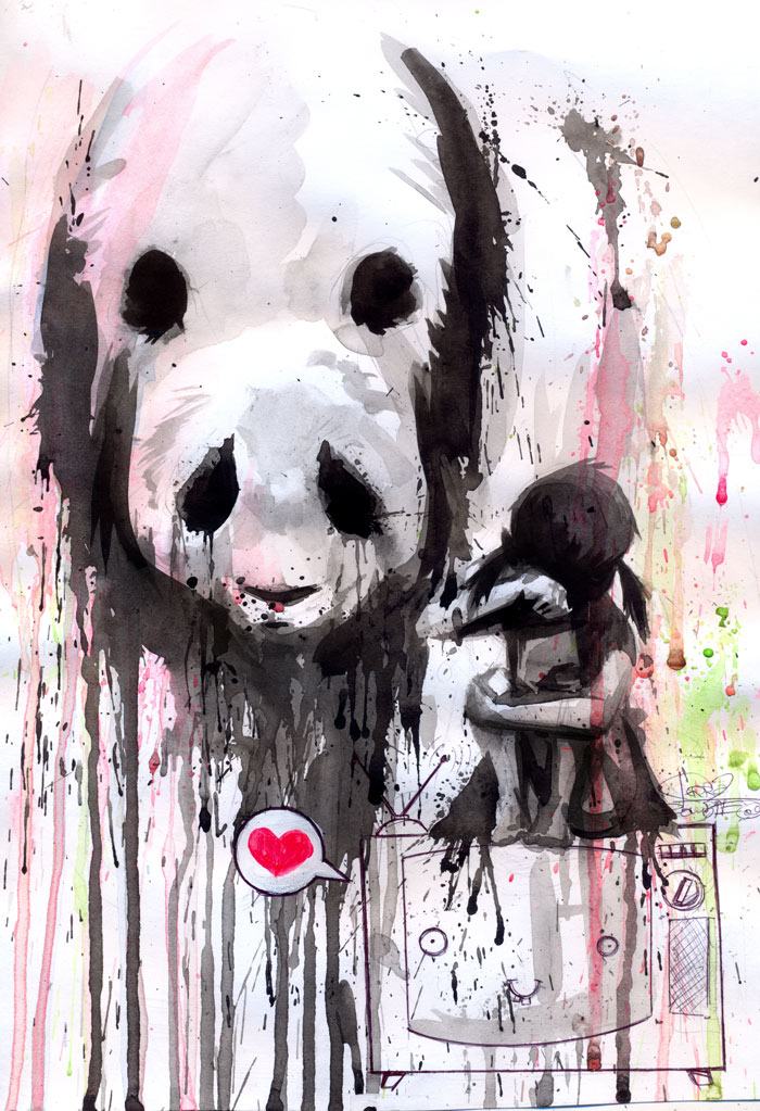 700x1023 Seriously Cool Watercolor Paintings - Sad Watercolor Paintings