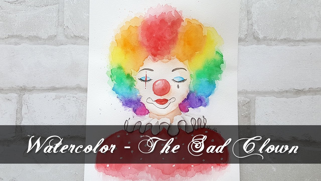 1280x720 Time Lapse Watercolor - Sad Watercolor Paintings