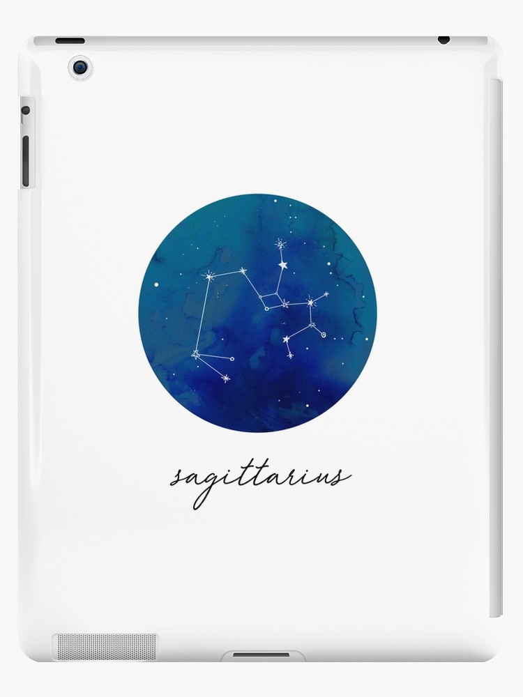 750x1000 Sagittarius Watercolor Zodiac Constellation Ipad Cases Amp Skins By - Sagittarius Watercolor