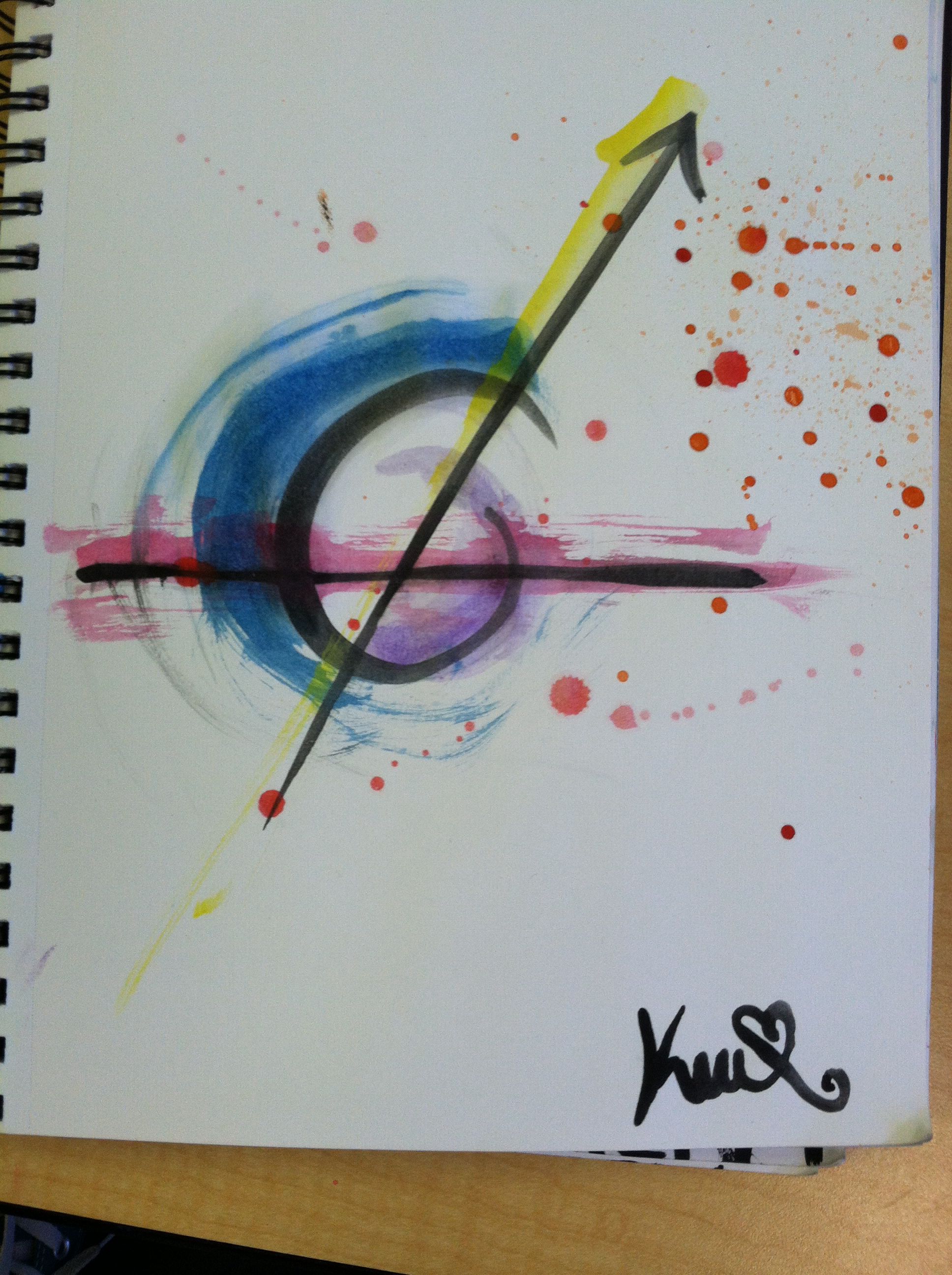 1936x2592 Sagittarius Watercolor Tattoo Design Artwork - Sagittarius Watercolor