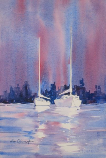 401x600 Watercolor Sailboat Paintings - Sailboat Paintings Watercolor