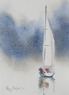 236x326 Paintings By Poppy Sailboat Painting On Ebay.ca Ending Tomorrow - Sailboat Paintings Watercolor
