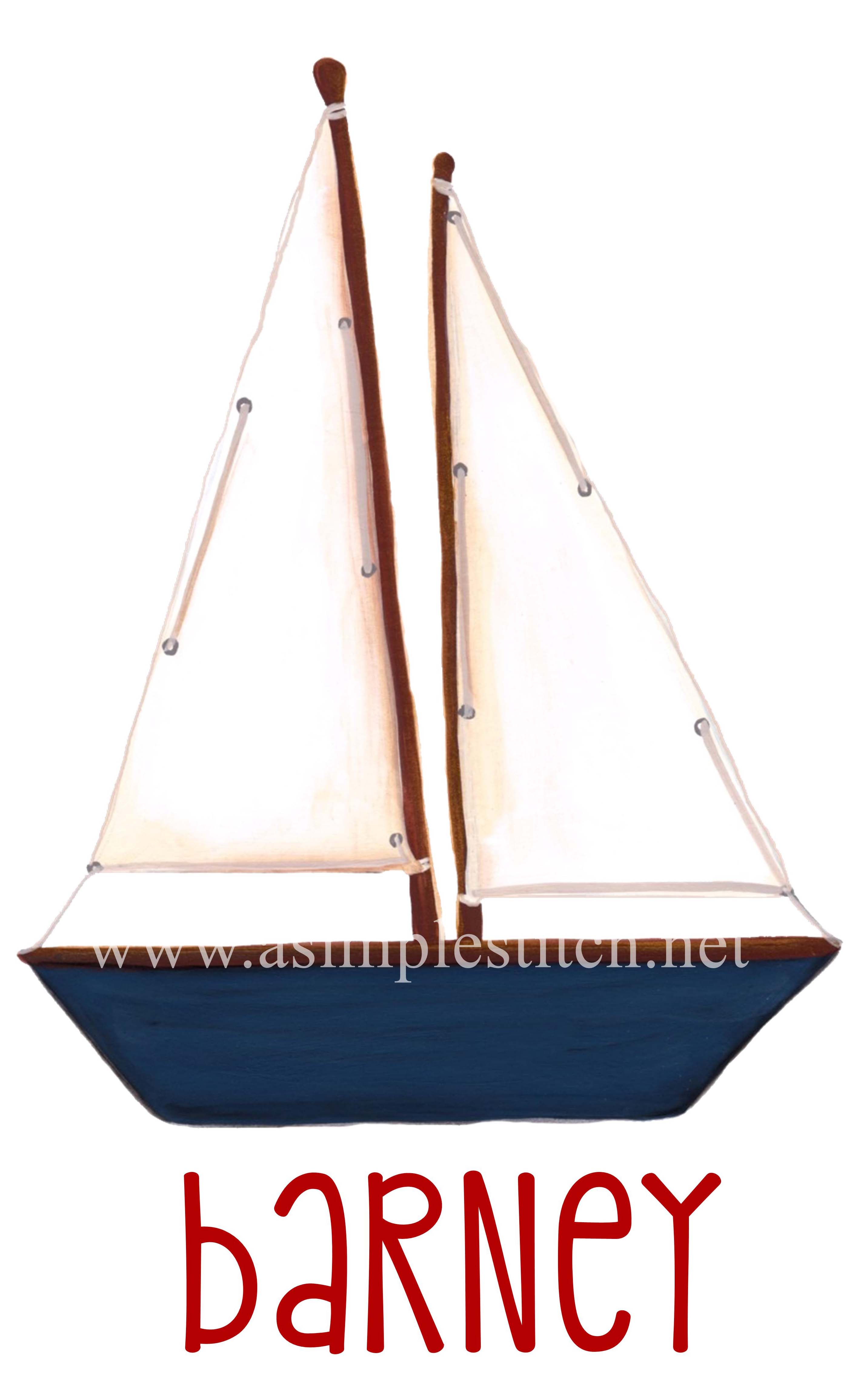 2852x4623 Sailboat - Sailboat Watercolor