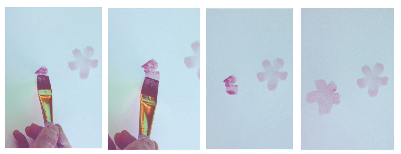 1650x637 Cherry Blossom Watercolor Painting - Sakura Tree Watercolor