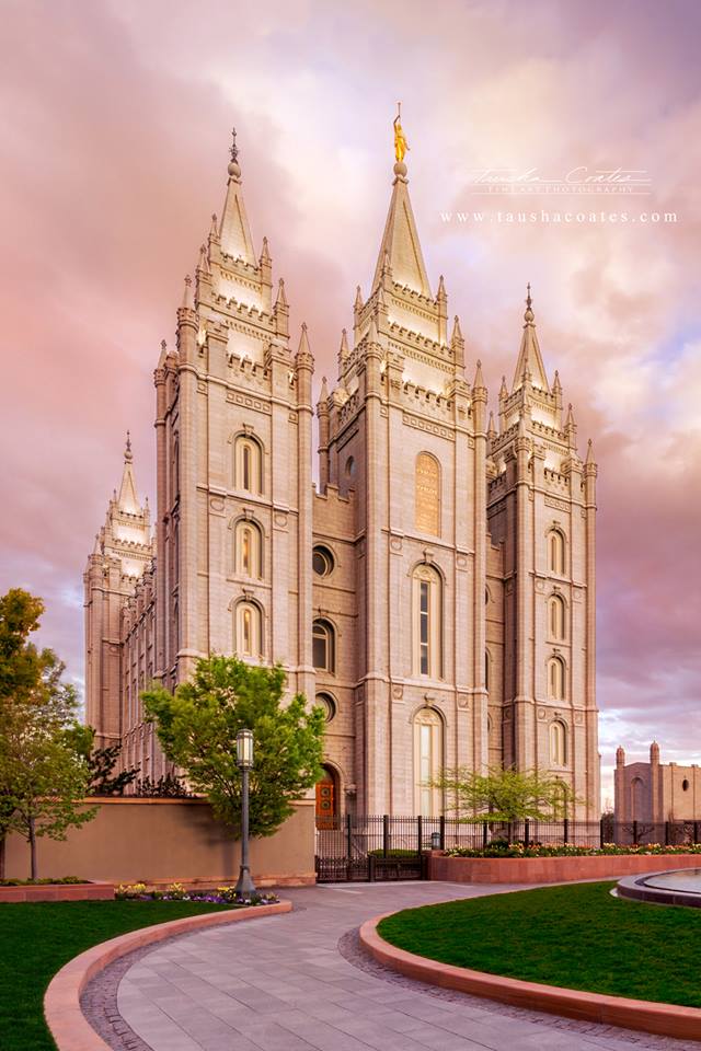 640x960 Salt Lake City Temple Temple Photography - Salt Lake Temple Watercolor