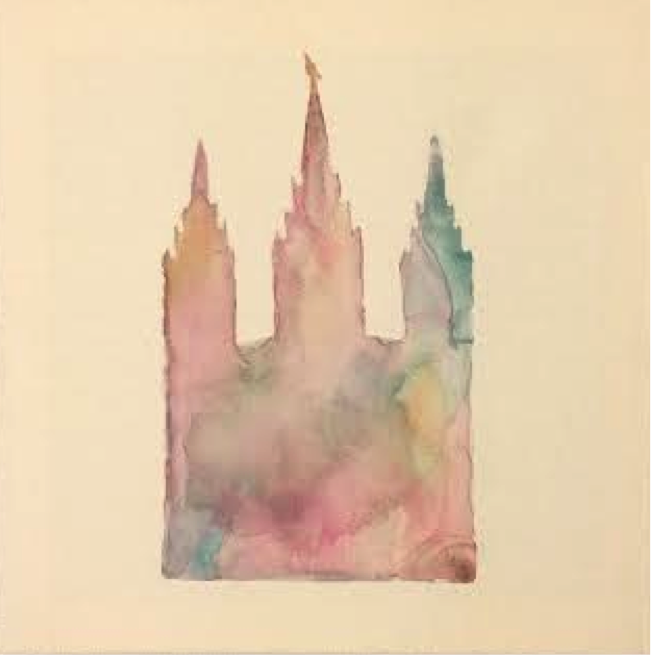 651x655 Diy Salt Lake Temple Watercolor A Step By Step Guide Arts Amp Eats - Salt Lake Temple Watercolor