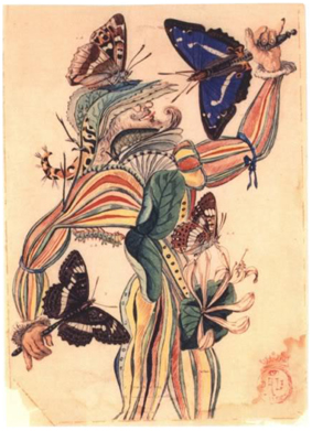 283x391 Llustration For By Salvador Dali, Watercolor And Ink - Salvador Dali Watercolor