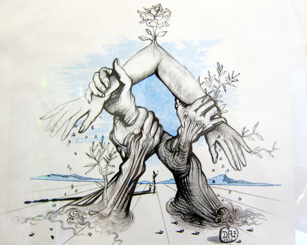 1024x816 Dali Drawing, Salvador Dali Museum, Figueres Chris 9 - Salvador Dali Watercolor