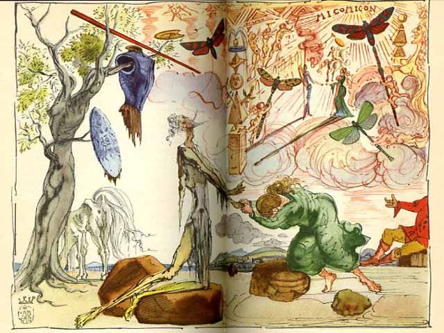 640x480 Discovering Dali In Book Illustrations, Part 1 - Salvador Dali Watercolor