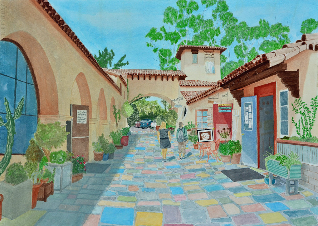 1019x726 Jw Buscher Watercolor Member San Diego Watercolor Society - San Diego Watercolor