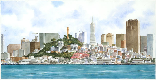 640x331 Creativity Workshop Big City, Big Color Responses - San Francisco Watercolor