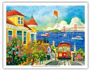 300x236 San Francisco Bay California - San Francisco Watercolor