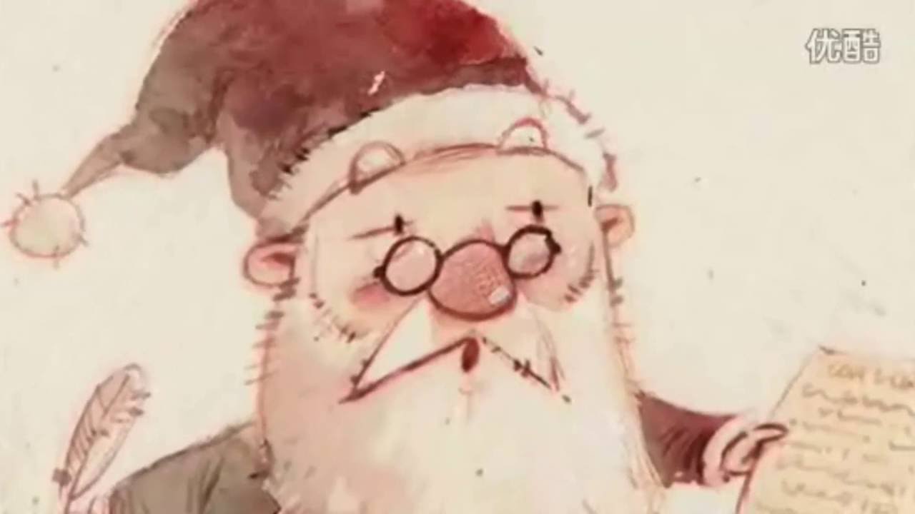 1280x720 Traditional Painting - Santa Claus Watercolor