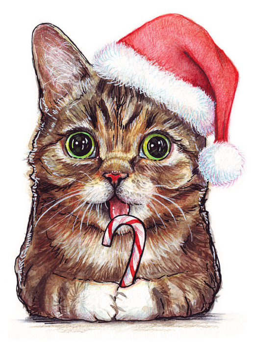 516x700 Image - Santa Hat Watercolor