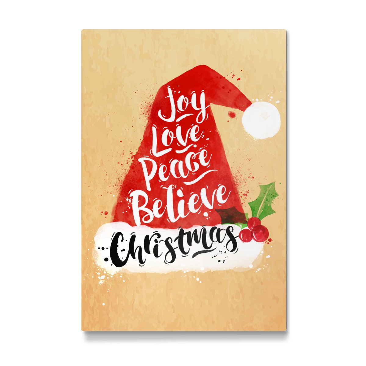 1200x1200 Purchase The Watercolor Santa Hat As A Gallery Print - Santa Hat Watercolor