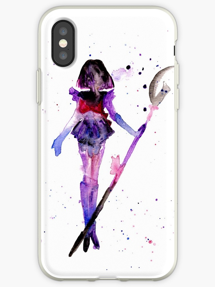 750x1000 Saturn Watercolor Iphone Cases Amp Covers By Shaunarae Redbubble - Saturn Watercolor