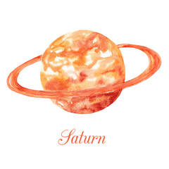 240x240 Saturn Photos, Royalty Free Images, Graphics, Vectors Amp Videos - Saturn Watercolor
