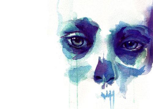 500x356 Watercolour My Black Pearl In 2018 Scary - Scary Watercolor