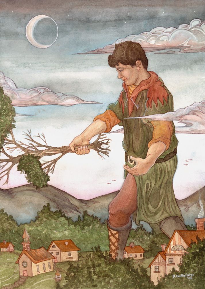 713x1006 David Hoffrichter Fantasy Illustrations In Watercolors Sci Fi - Sci Fi Watercolor