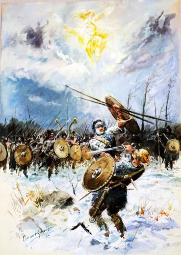 355x500 Gathering Of The Slain By Other Artists Scifi And Fantasy Art - Sci Fi Watercolor