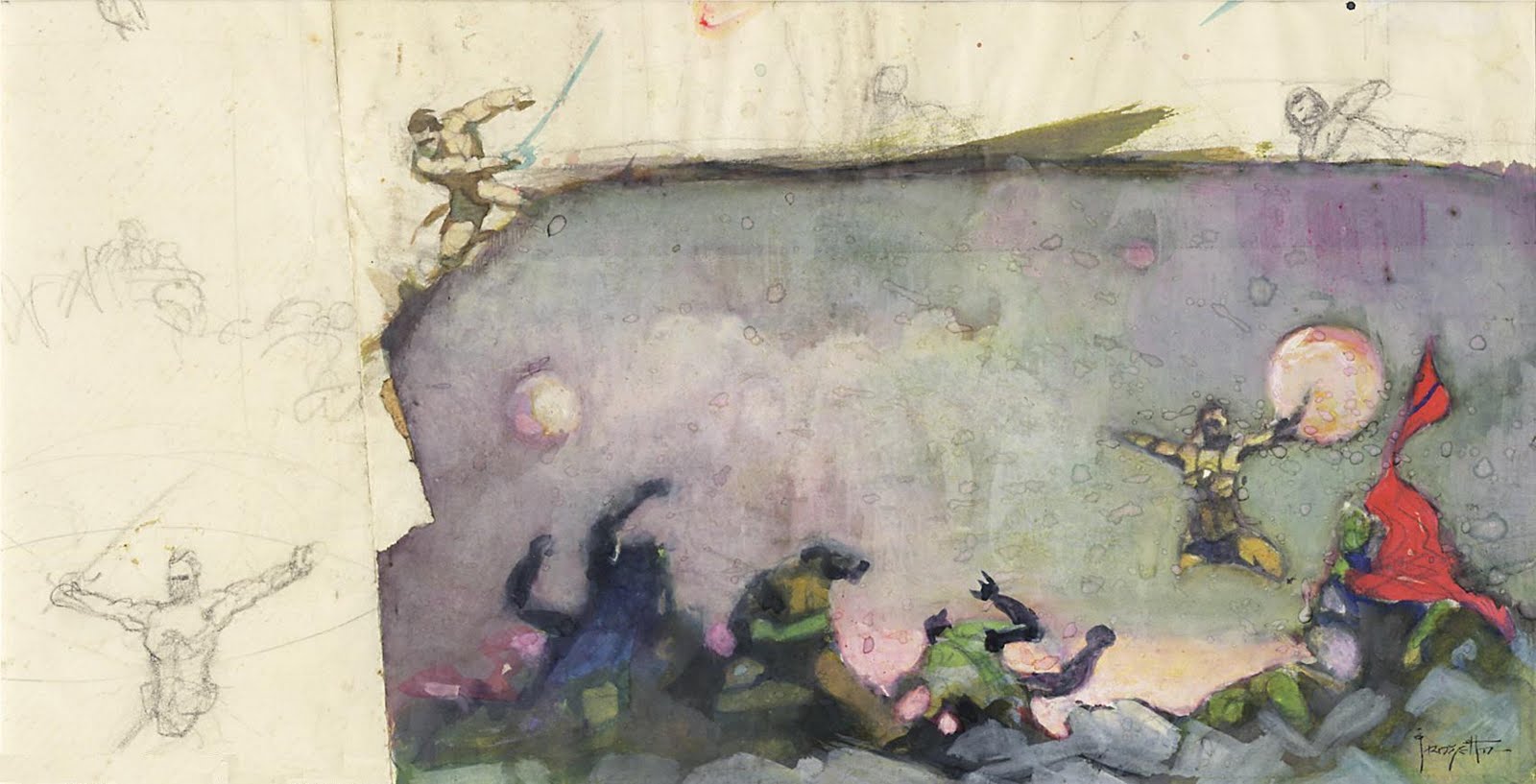 1600x817 Marooned - Sci Fi Watercolor