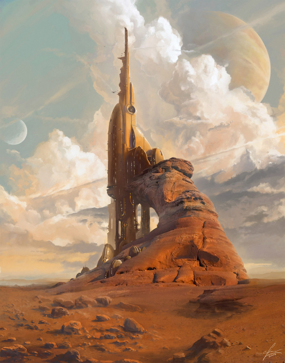 992x1263 Scifi Art - Sci Fi Watercolor