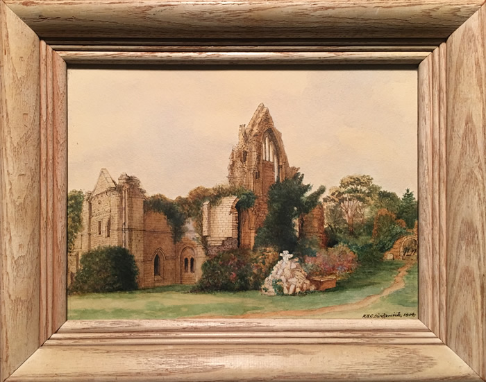 700x551 Horace (H.h.c.) Sintzenich Framed Watercolour - Scotland Watercolor