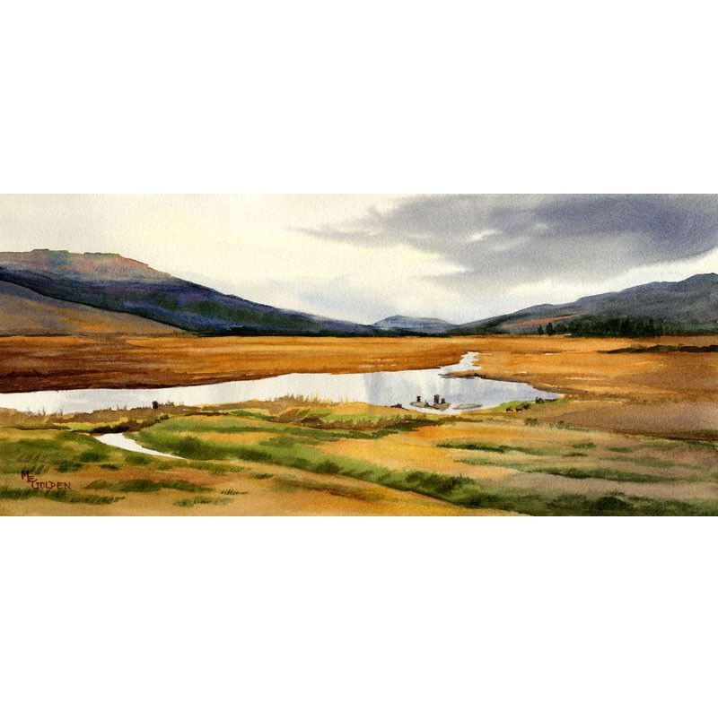 800x792 By Yon Bonnie Braes In Scotland - Scotland Watercolor