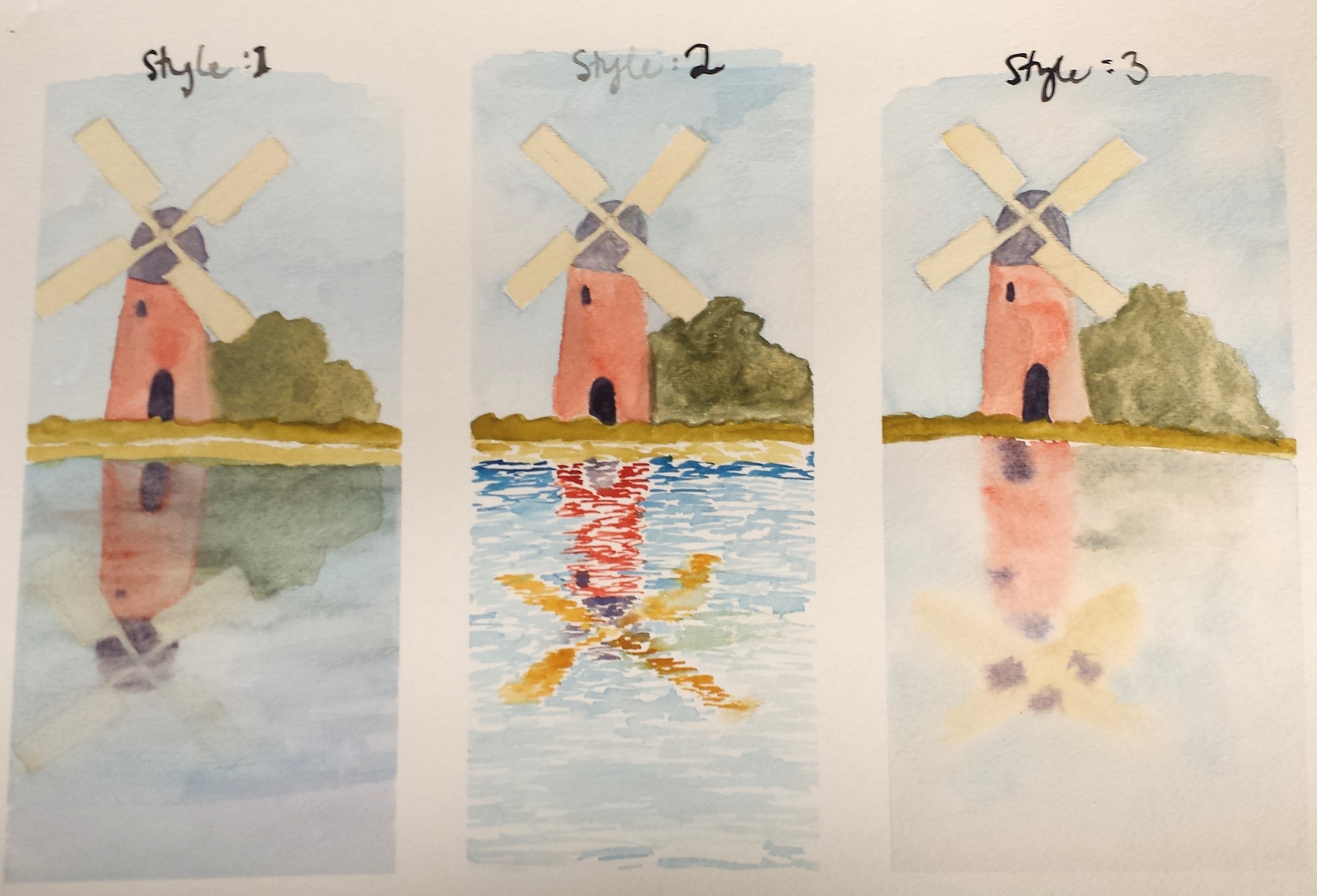 3140x2137 Course Watercolor - Scumbling Watercolor