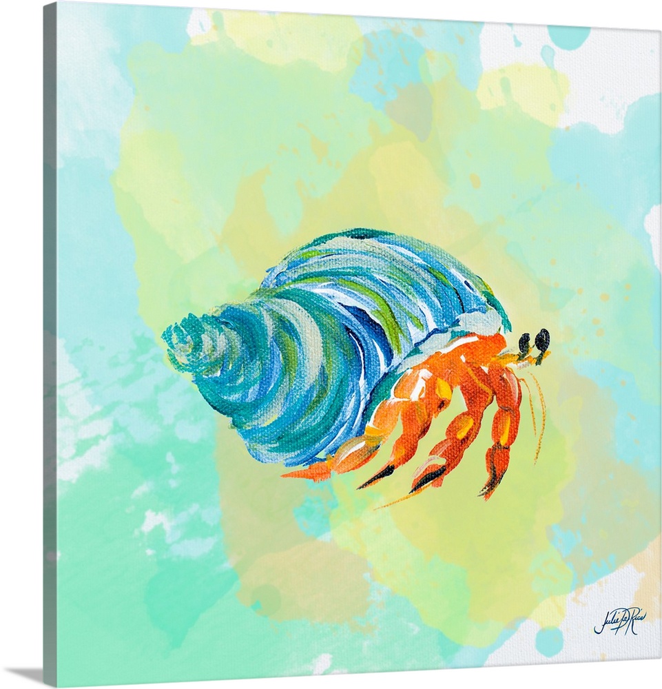 961x1000 Watercolor Sea Creatures Ii Wall Art, Canvas Prints, Framed Prints - Sea Creatures Watercolor