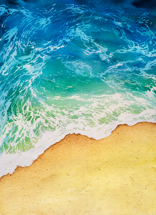 Sea Watercolor At PaintingValley Com Explore Collection Of Sea Watercolor   Sea Watercolor 4 