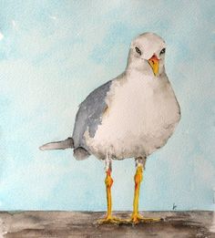 236x261 797 Best Watercolor Birds Images In 2018 Drawings - Seagull Watercolor