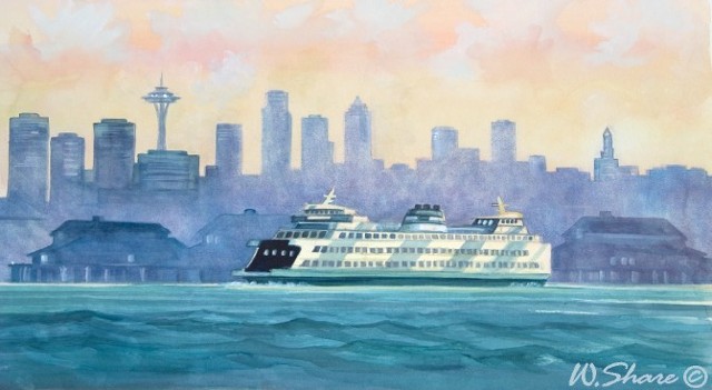 640x351 Share - Seattle Watercolor