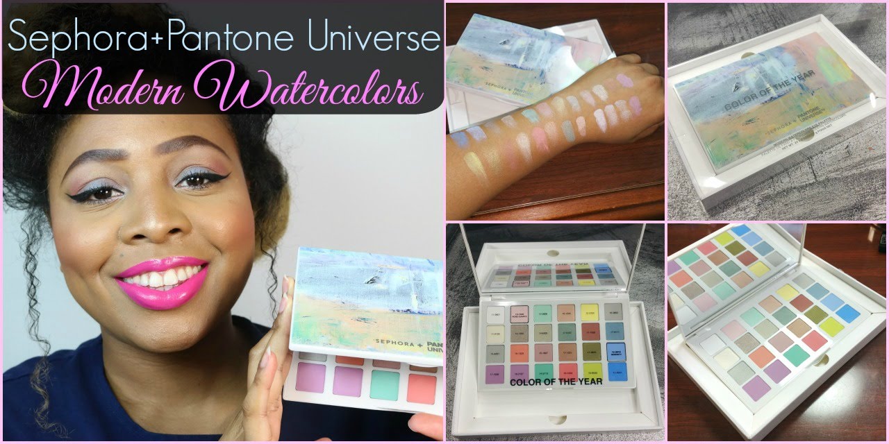 1280x640 Sephora + Pantone Universe 2016 Color Of The Year Modern - Sephora Watercolor Palette