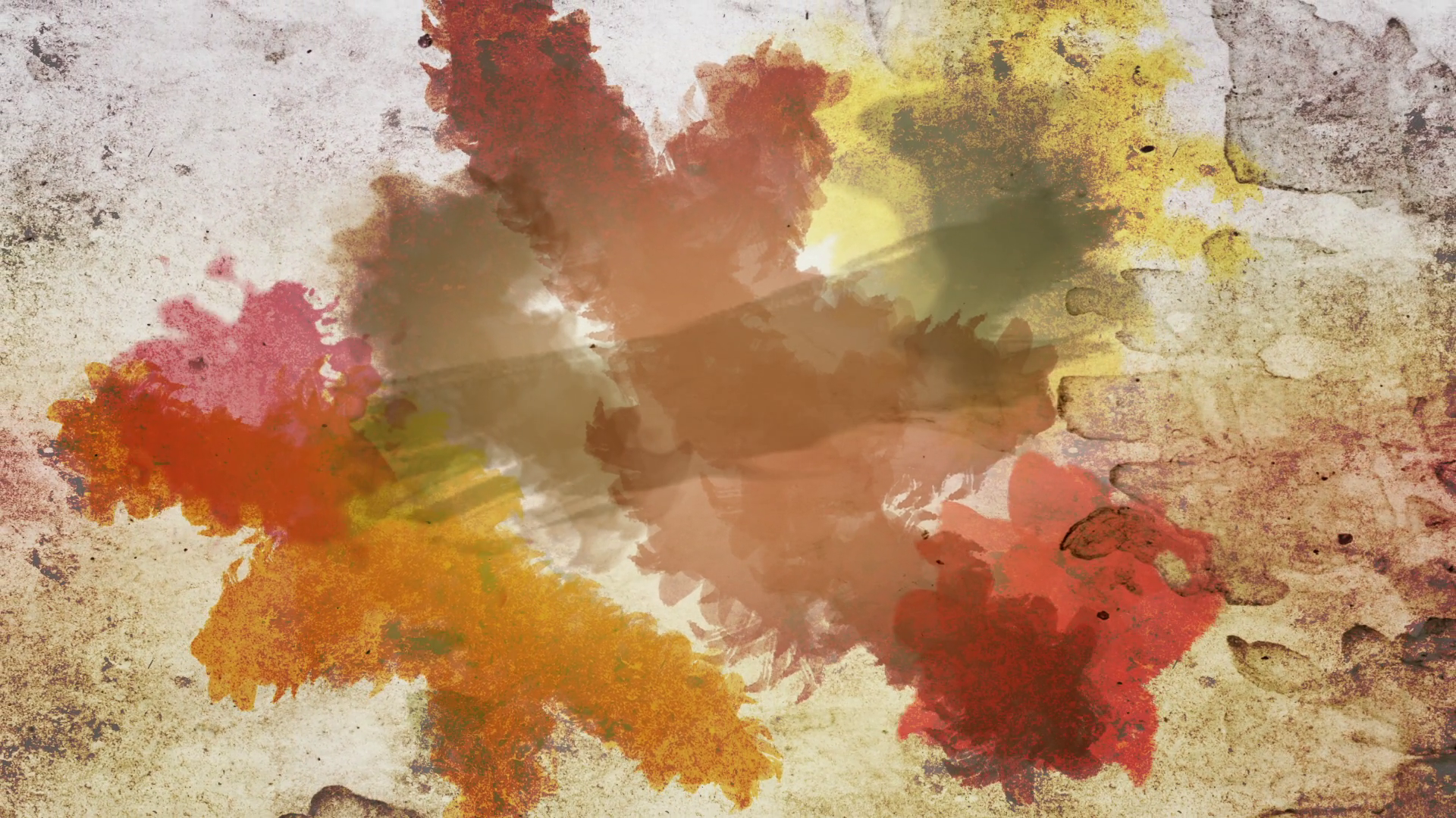 1920x1080 Watercolor Abstract Bg Sepia Motion Background - Sepia Watercolor