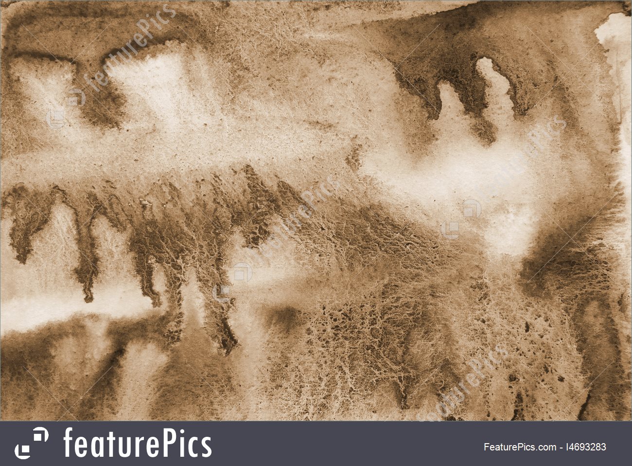 1300x958 Abstract Watercolor Background On Paper Texture. In Sepia Toned. - Sepia Watercolor