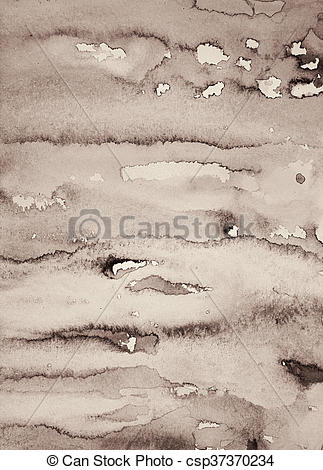 323x470 Abstract Watercolor On Paper Texture As Background. In Sepia Toned - Sepia Watercolor