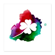 190x190 Lucky Shamrock Watercolor By Startnowortomorrow Spreadshirt - Shamrock Watercolor