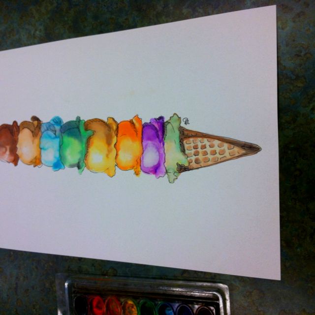 640x640 Watercolor And Sharpie Art Projects Sharpie - Sharpie Watercolor