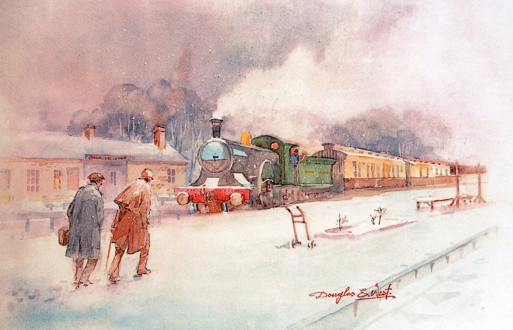 1713x1101 Sherlock Holmes Notelets (Type A) Baker Street Studios - Sherlock Holmes Watercolor