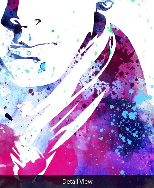 491x600 Sherlock Holmes Poster Watercolor Art, Celebrity Portraits - Sherlock Holmes Watercolor