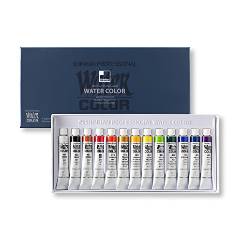 500x500 Shinhan Professional Watercolor Paint 7.5ml Tubes 13 Color Set - Shinhan Watercolor