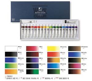 300x266 Shinhan Professional Watercolor Paint Set 20 Colors 12ml Tube - Shinhan Watercolor